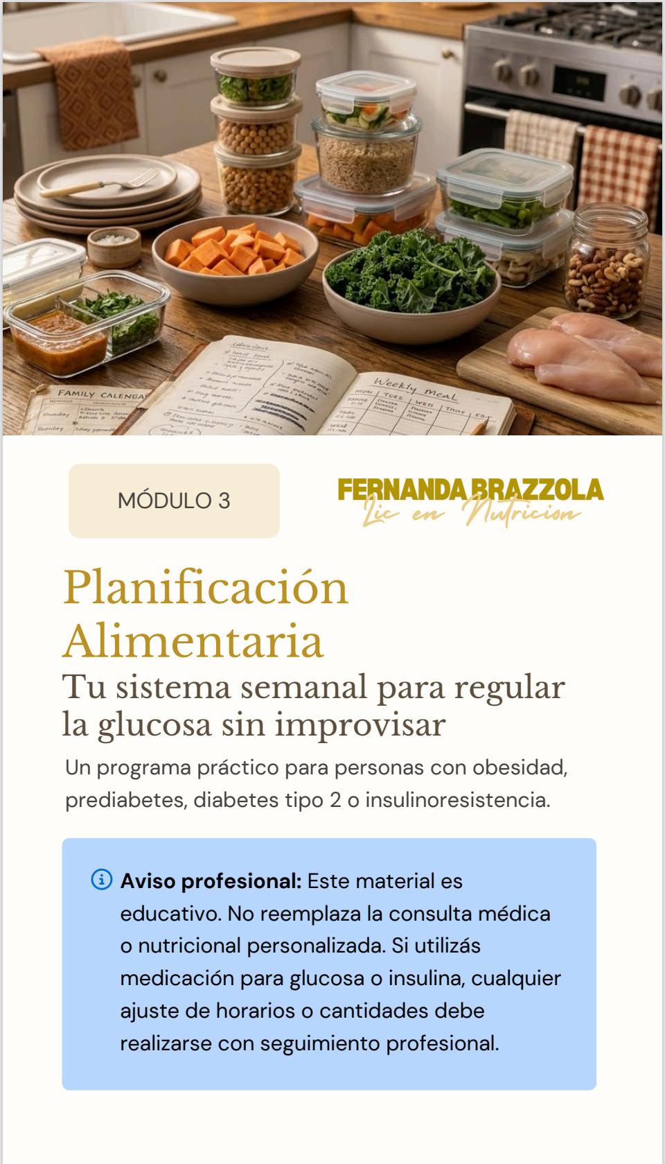 Programa Completo de Autogestión: Diabetes, Obesidad, Hígado Graso e Insulinoresistencia